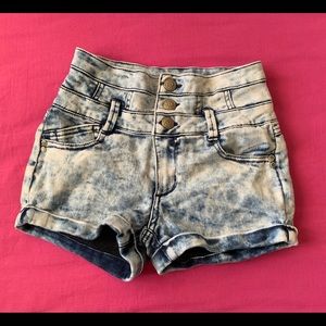 Rue21 Acid Wash Shorts